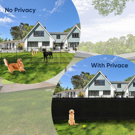 Cisvio Fence Privacy Screen Heavy Duty 170 GSM Black