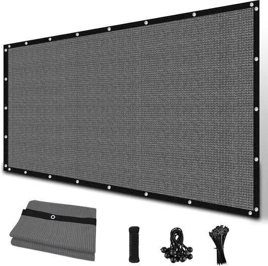 Cisvio 90% Shade Fabric Sun Shade Cloth with Grommets, Pergola Replacement Shade Cover Canopy for Garden Outdoor Patio