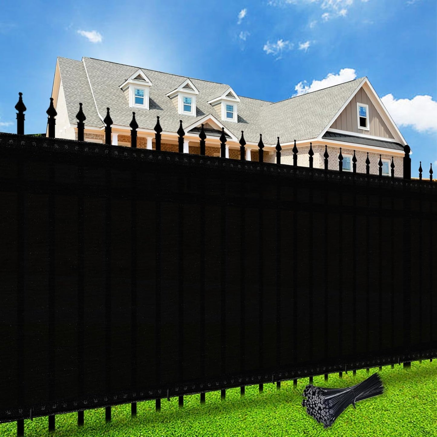 Cisvio Fence Privacy Screen Heavy Duty 170 GSM Black