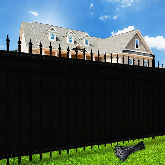 Cisvio Fence Privacy Screen Heavy Duty 170 GSM Black